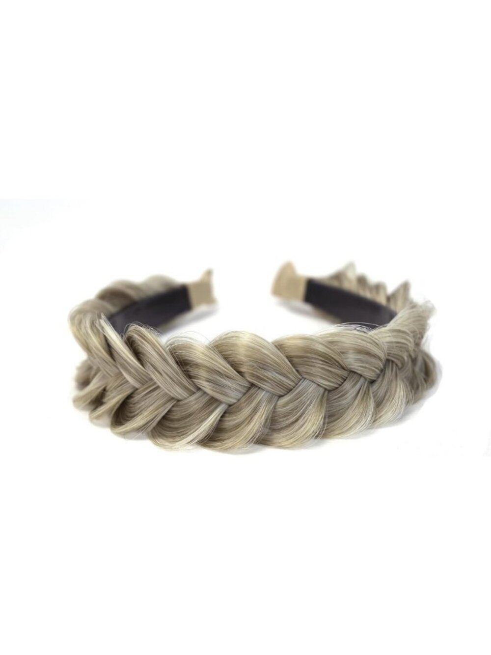 Stylish Wide Braided Headband - Elastic Non-Slip Hair Accessory for Women